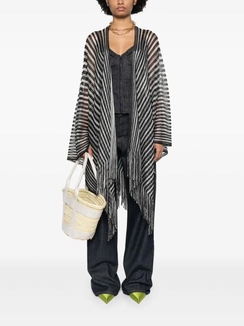 Missoni striped cape - Black - zdjęcie produktu nr 2
