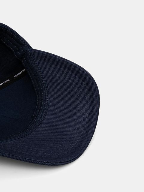 Karl Lagerfeld czapka z daszkiem bawełniana K/ESSENTIAL