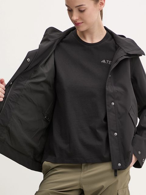 Didriksons kurtka MABEL kolor czarny przejściowa 505722