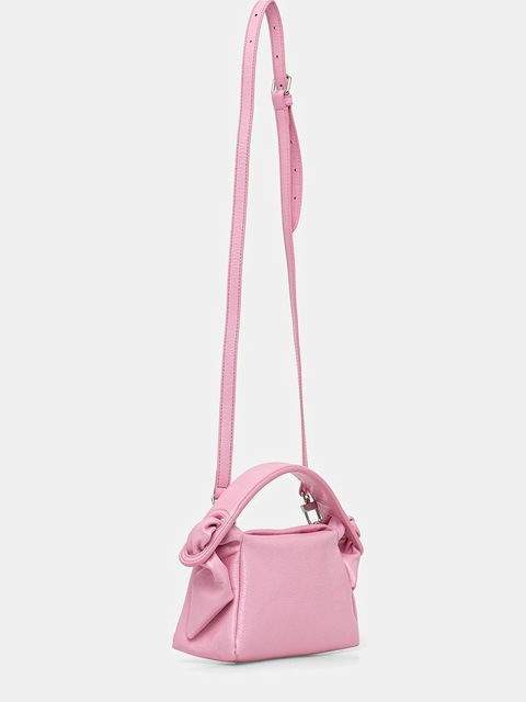 Kenzo torebka skórzana kolor różowy FF62SA808L02