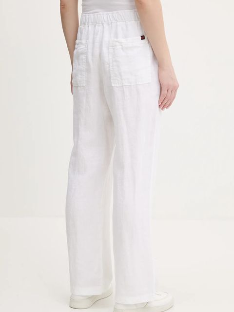 Superdry spodnie lniane