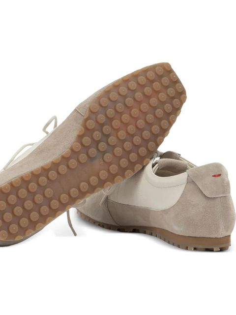 Aeyde Uma panelled suede sneakers - Neutrals