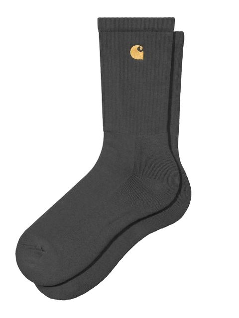 Carhartt WIP embroidered ribbed chase socks - Grey - zdjęcie produktu nr 2
