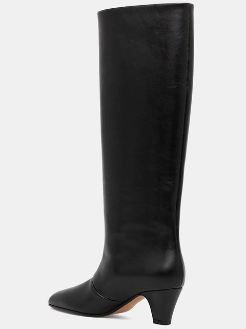 Bally kozaki skórzane ARVAL 55 damskie kolor czarny na słupku WB5515 - zdjęcie produktu nr 2