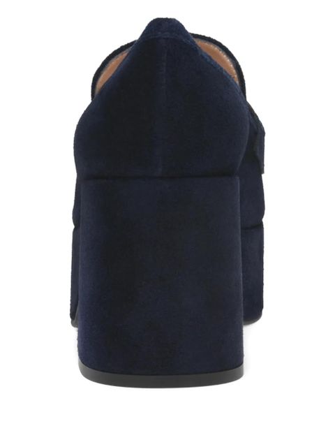 Gianvito Rossi Jenna platform loafers - Blue