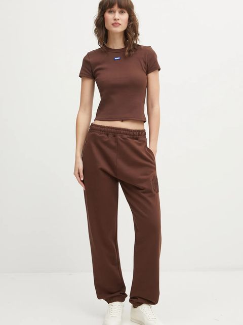 Hugo Blue spodnie dresowe bawełniane Naleisy_B - zdjęcie produktu nr 1