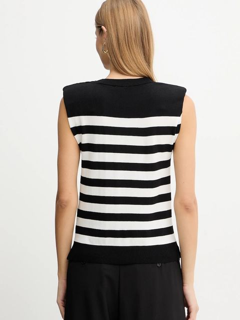 Morgan sweter damski kolor czarny lekki MRANI