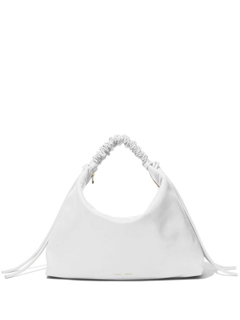 Proenza Schouler large Drawstring leather shoulder bag - White - zdjęcie produktu nr 1