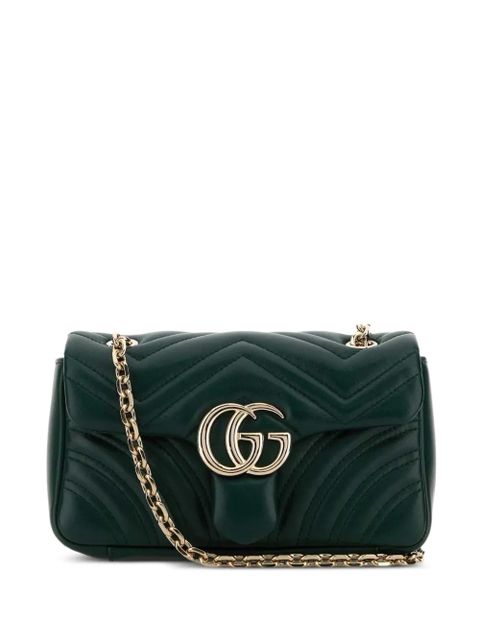 Gucci GG Marmont small shoulder bag - Green - zdjęcie produktu nr 1