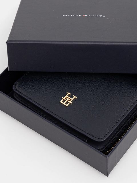 Tommy Hilfiger portfel damski kolor granatowy AW0AW17742
