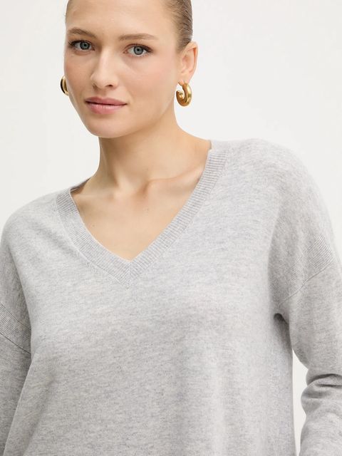 Liu Jo sweter wełniany damski kolor szary lekki TF5180.MS026