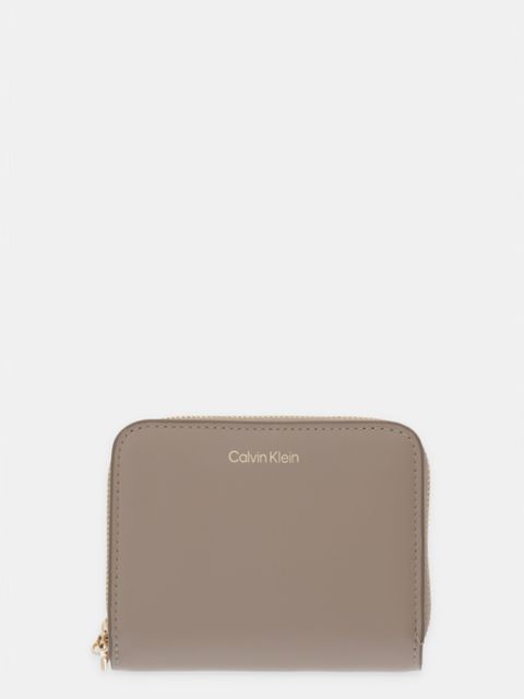 Calvin Klein portfel skórzany damski kolor beżowy LV04F1075G - zdjęcie produktu nr 1