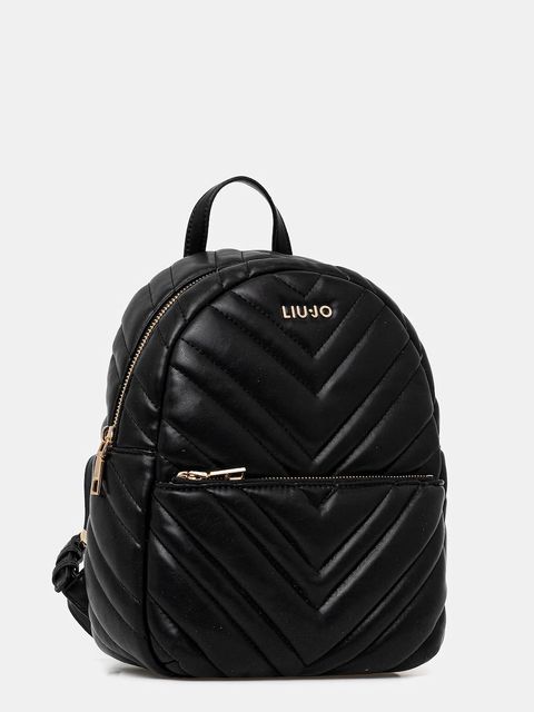 Liu Jo plecak damski kolor czarny mały gładki AF5186.E0426 - zdjęcie produktu nr 2