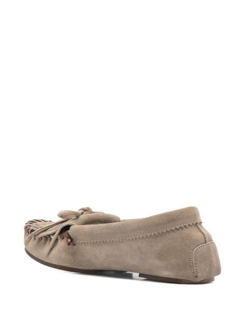 Paris Texas Indiana round-toe loafers - Neutrals