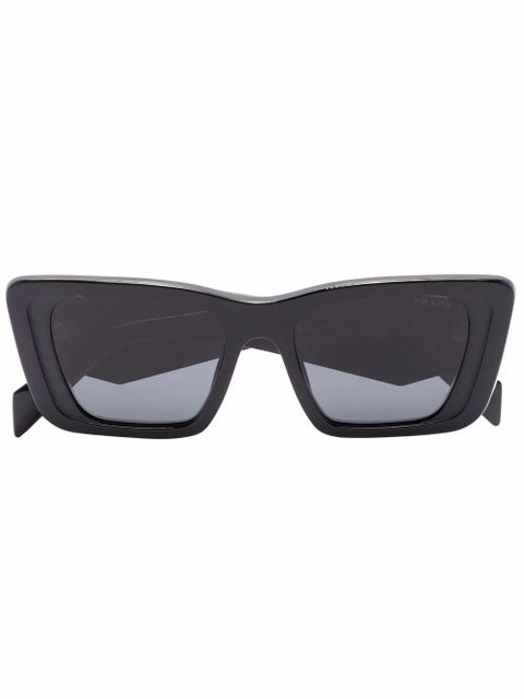 Prada Eyewear oversized rectangular-frame sunglasses - Black - zdjęcie produktu nr 1