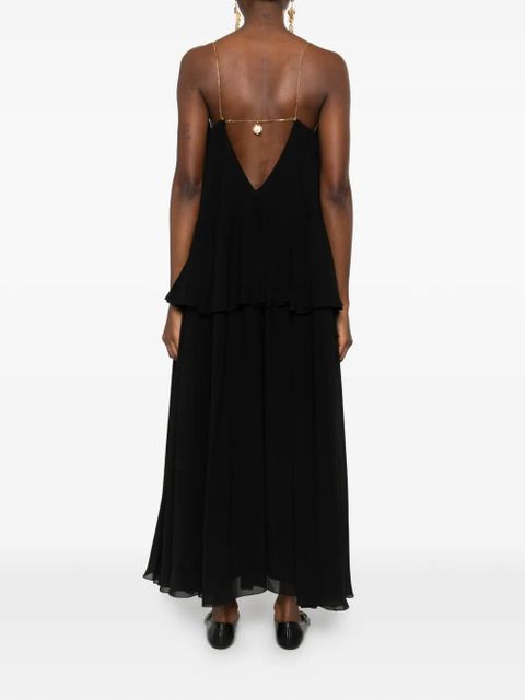 Chloé open-back maxi dress - Black