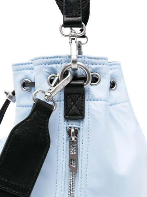 Diesel Multi-Pkts Bucket X pocket drawstring shoulder bag - Blue