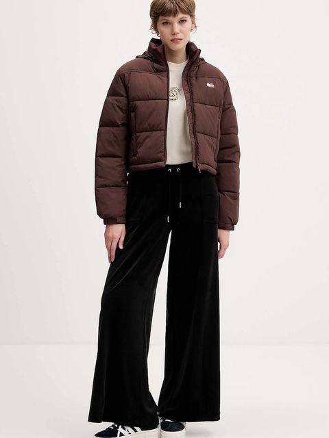 Tommy Jeans kurtka kolor brązowy zimowa DW0DW21620