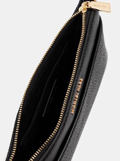 MICHAEL Michael Kors kopertówka skórzana kolor czarny 32F5GJ6F6L