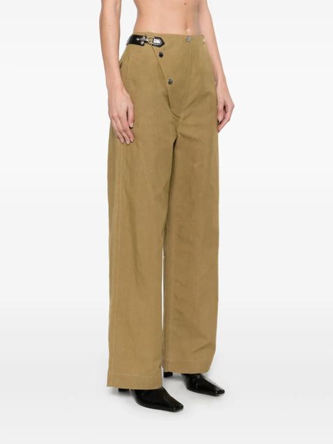 Nanushka straight-leg trousers - Brown
