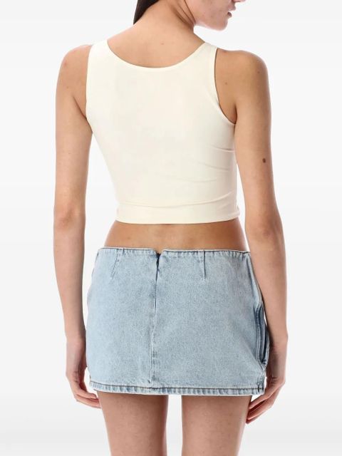 Magda Butrym flower-appliqué swim top - Neutrals - zdjęcie produktu nr 2