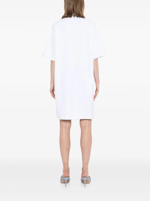 Alexander Wang high-low polo mini dress - White