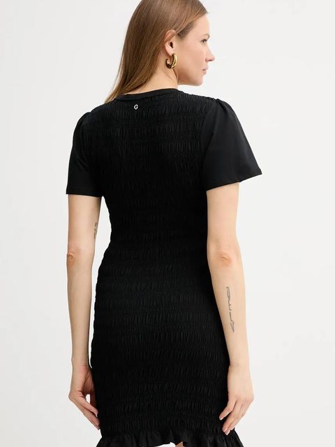 Guess sukienka CLAIRE kolor czarny mini dopasowana W5GK34 KCSA2 - zdjęcie produktu nr 2