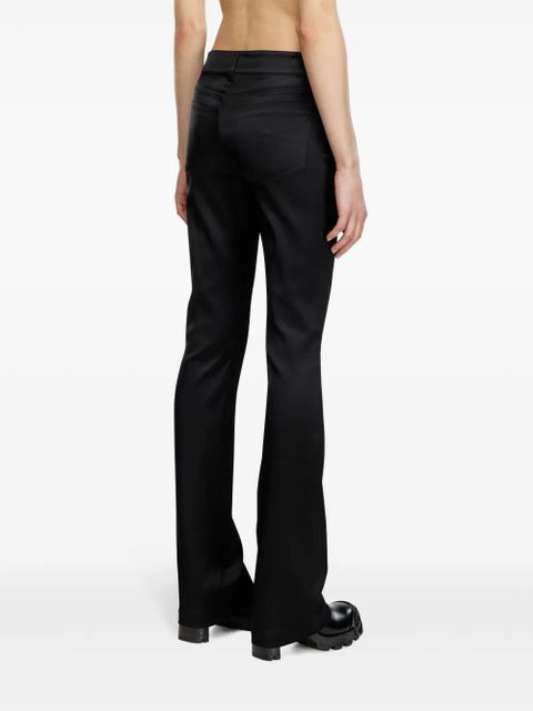 Diesel P-Ebbey mid-rise flared trousers - Black