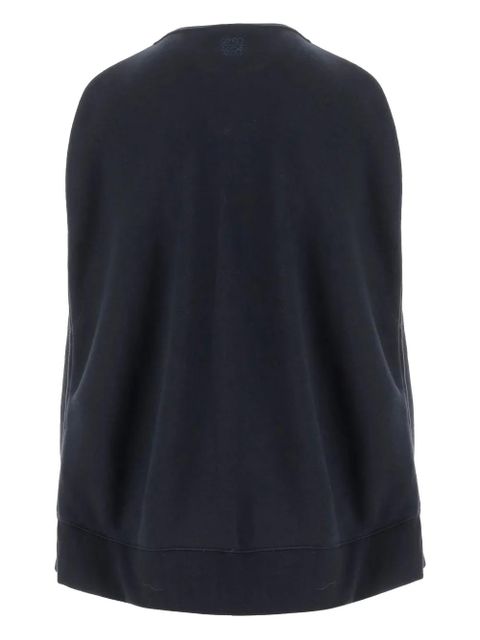 LOEWE crewneck cape sweatshirt - Blue - zdjęcie produktu nr 2