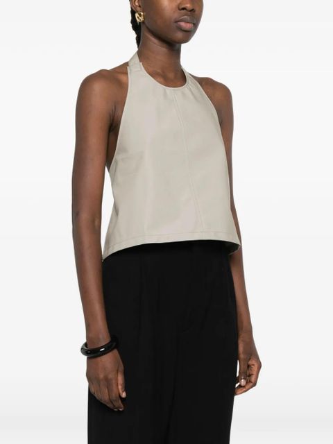 WARDROBE.NYC Clean backless top - Neutrals