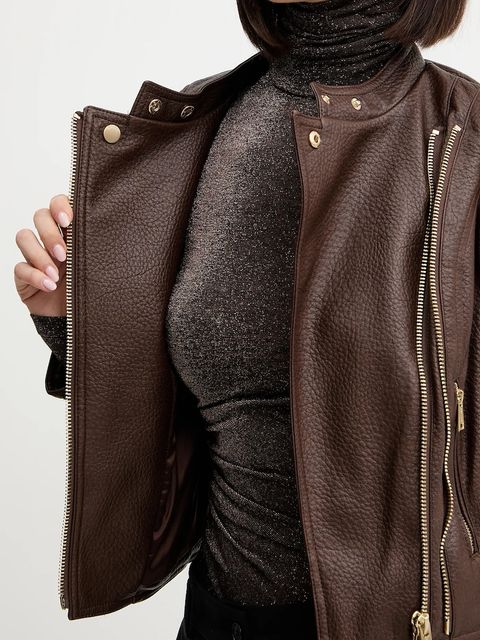 Guess ramoneska JEANNINE kolor brązowy przejściowa W5YL19 WHDS0 - zdjęcie produktu nr 2