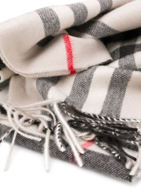 Burberry The Classic Check Cashmere Scarf - Neutrals
