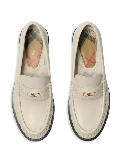 Burberry leather Cadet loafers - Neutrals - zdjęcie produktu nr 2