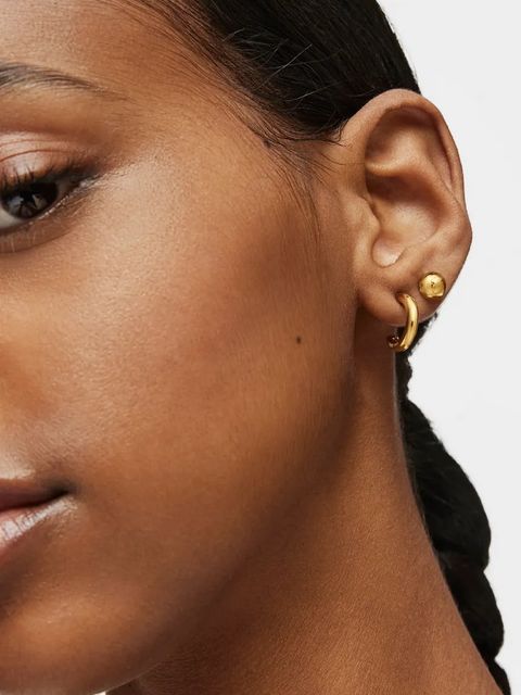 Tous kolczyki ze srebra pokrytego złotem 1004151800