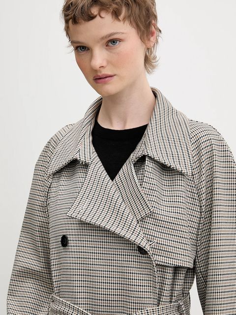 HUGO trencz Mesilla kolor czarny 50558428