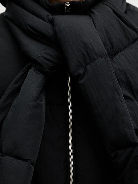 BOSS Orange kurtka kolor czarny zimowa oversize 50548028