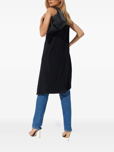 Free People button sleeveless mini dress - Black - zdjęcie produktu nr 2