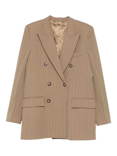 Victoria Beckham pinstripe double-breasted blazer - Neutrals - zdjęcie produktu nr 1