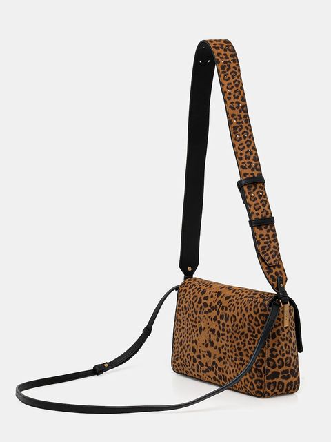 Pinko torebka zamszowa kolor brązowy 106243 A32A