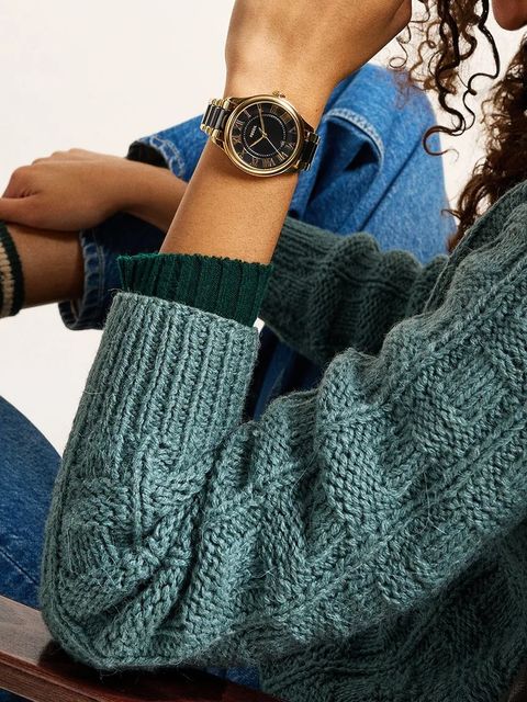 Fossil zegarek damski kolor złoty CE1132