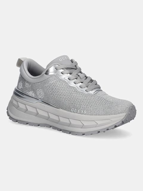 Guess sneakersy RUNIT3 damskie kolor srebrny FLPRN3 FAB12 - zdjęcie produktu nr 1