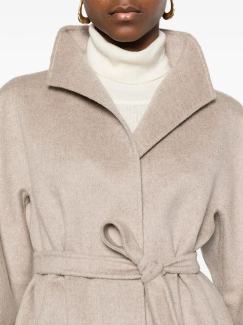 Max Mara patch-pocket belted coat - Neutrals