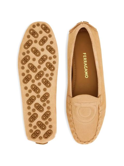 Ferragamo Gancini driver loafers - Neutrals