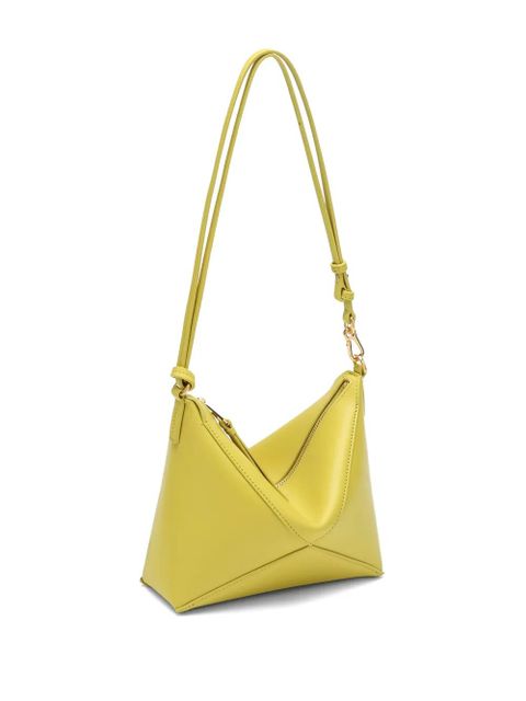 LOEWE Puzzle Fold geometric-zip shoulder bag - Yellow - zdjęcie produktu nr 2