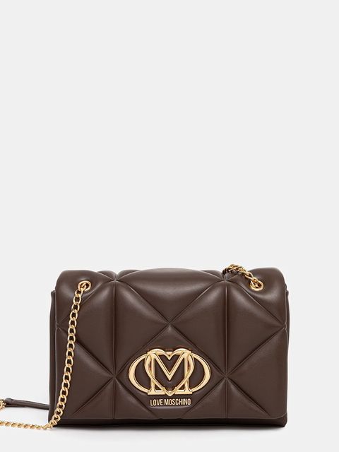 Love Moschino torebka kolor brązowy JC4041PP0NLC0313 - zdjęcie produktu nr 1