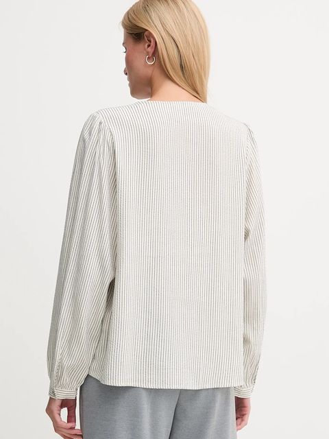 United Colors of Benetton koszula damska kolor beżowy regular 570QDQ0CH