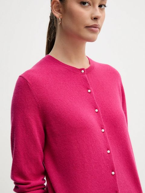 United Colors of Benetton sweter wełniany damski kolor różowy lekki 1002D501U