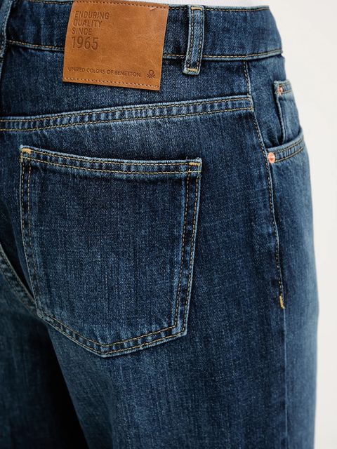 United Colors of Benetton jeansy damskie high waist 4P9PDE02L