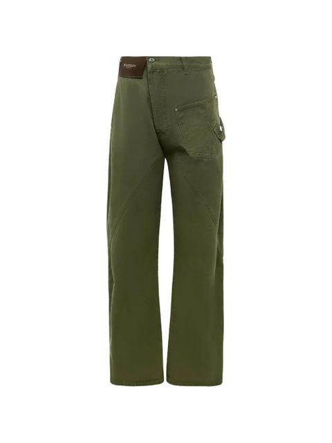 JW Anderson panelled trousers - Green - zdjęcie produktu nr 1
