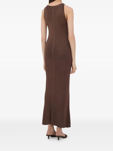 LouLou de Saison Pablo sleeveless dress - Brown
